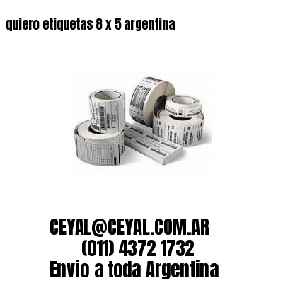 quiero etiquetas 8 x 5 argentina