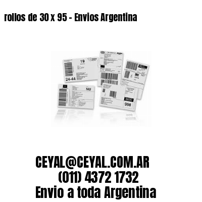 rollos de 30 x 95 – Envios Argentina