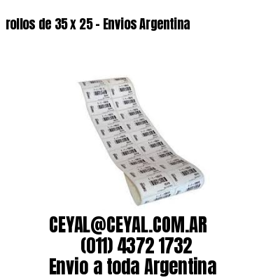 rollos de 35 x 25 – Envios Argentina