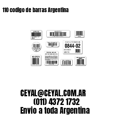 110 codigo de barras Argentina