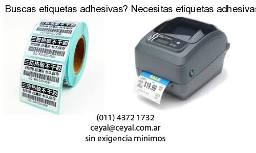 Buscas etiquetas adhesivas? Necesitas etiquetas adhesivas? Necesitas impirmir etiquetas adhesivas