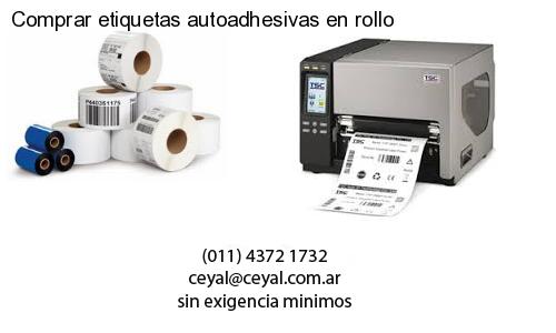 Comprar etiquetas autoadhesivas en rollo