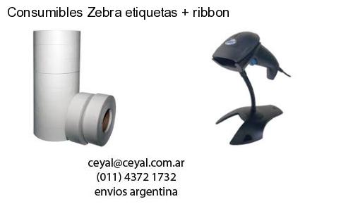 Consumibles Zebra etiquetas   ribbon