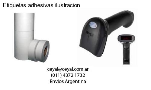 Etiquetas adhesivas ilustracion