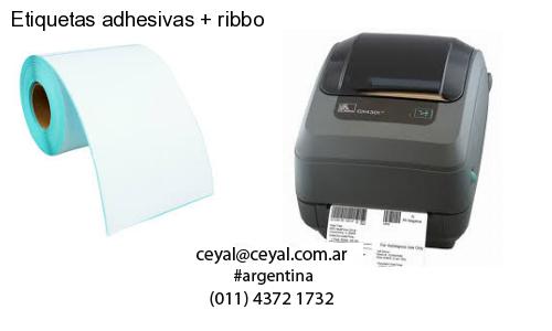 Etiquetas adhesivas   ribbo