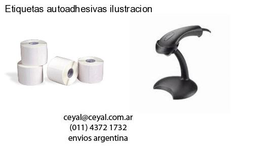 Etiquetas autoadhesivas ilustracion