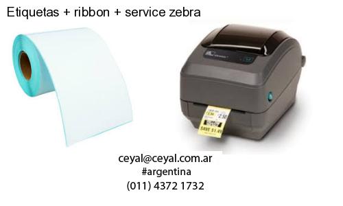 Etiquetas   ribbon   service zebra