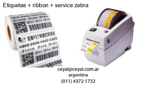 Etiquetas   ribbon   service zebra