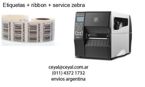 Etiquetas   ribbon   service zebra