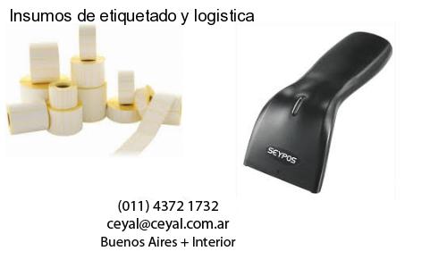 Insumos de etiquetado y logistica