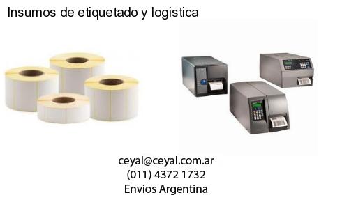 Insumos de etiquetado y logistica