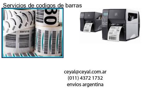 Servicios de codigos de barras