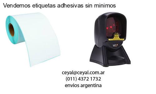 Vendemos etiquetas adhesivas sin minimos