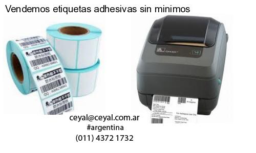 Vendemos etiquetas adhesivas sin minimos