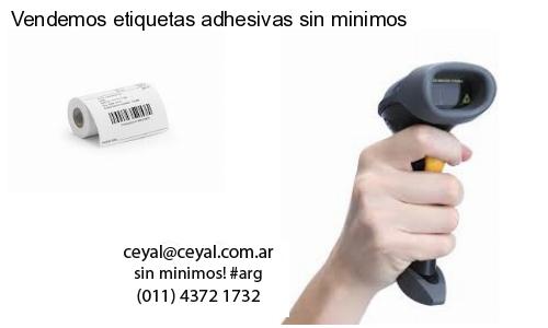 Vendemos etiquetas adhesivas sin minimos