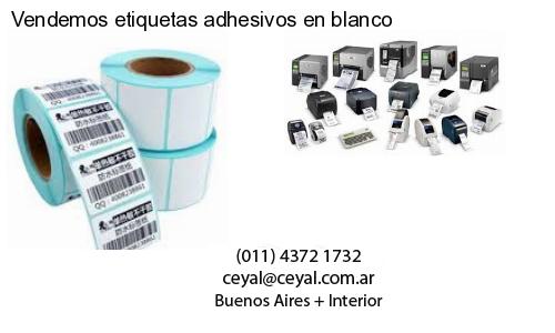 Vendemos etiquetas adhesivos en blanco