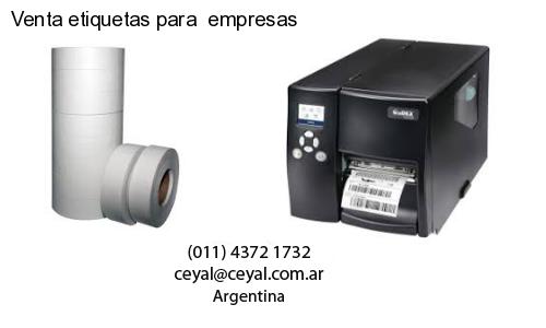 Venta etiquetas para  empresas
