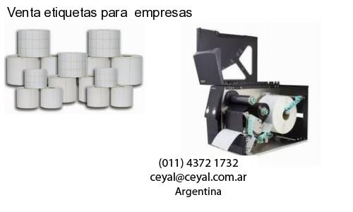 Venta etiquetas para  empresas