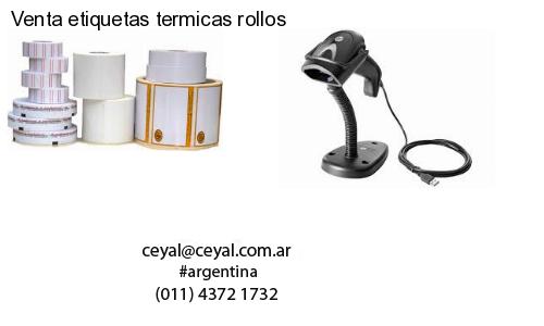 Venta etiquetas termicas rollos