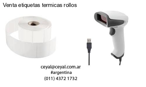 Venta etiquetas termicas rollos