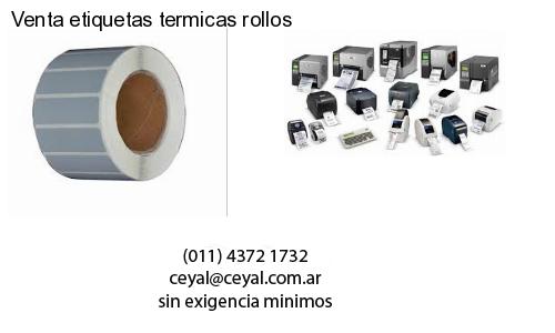 Venta etiquetas termicas rollos