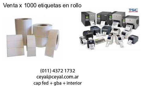 80 X 25 OPP  x 1000 etiquetas – Argentina