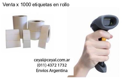 80 X 50 OPP  x 1000 etiquetas – Argentina