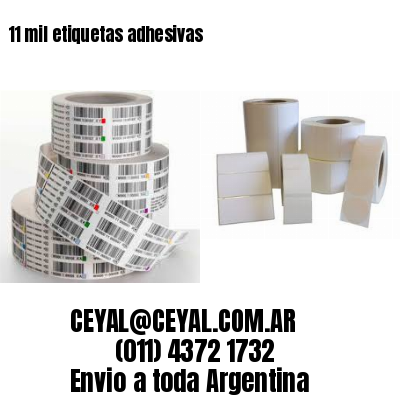 11 mil etiquetas adhesivas