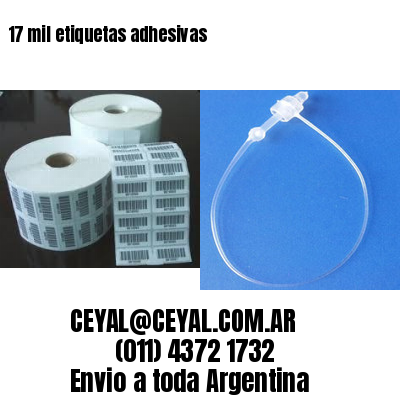 17 mil etiquetas adhesivas