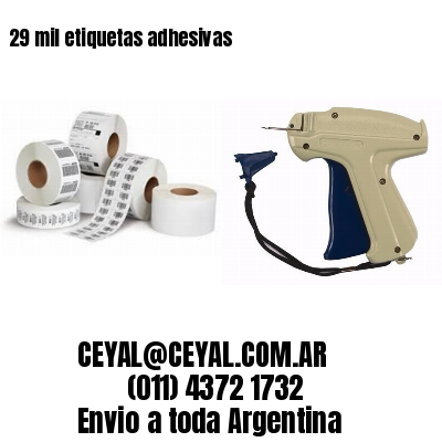 29 mil etiquetas adhesivas