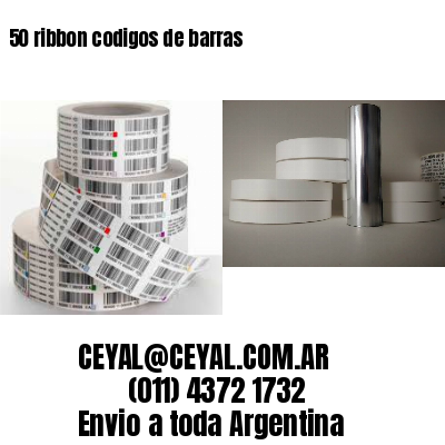 50 ribbon codigos de barras