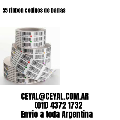 55 ribbon codigos de barras