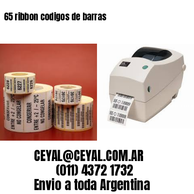 65 ribbon codigos de barras