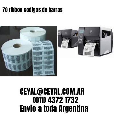 70 ribbon codigos de barras