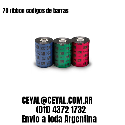 70 ribbon codigos de barras
