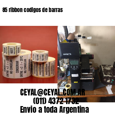 85 ribbon codigos de barras
