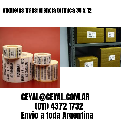 etiquetas transferencia termica 38 x 12