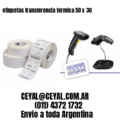 etiquetas transferencia termica 50 x 30