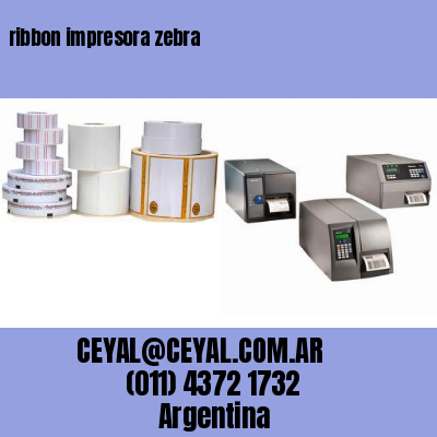 ribbon impresora zebra