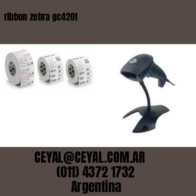 ribbon zebra gc420t