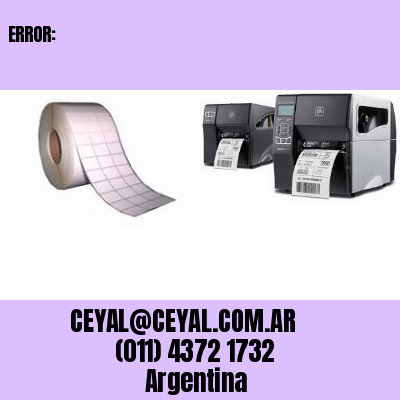 rollo de ribbon  cera resina 33×500 – argentina