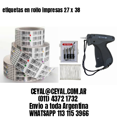 etiquetas en rollo impresas 27 x 38