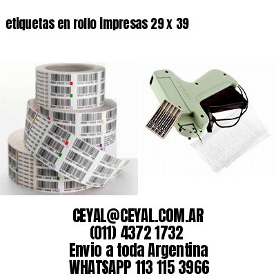 etiquetas en rollo impresas 29 x 39