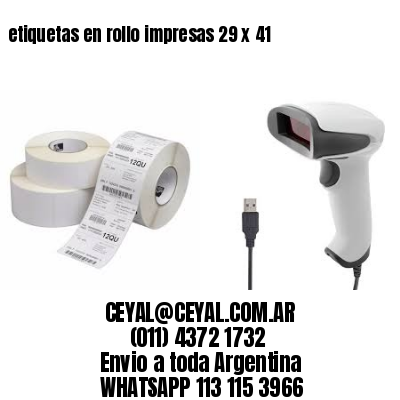 etiquetas en rollo impresas 29 x 41