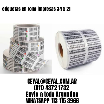 etiquetas en rollo impresas 34 x 21