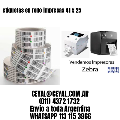 etiquetas en rollo impresas 41 x 25