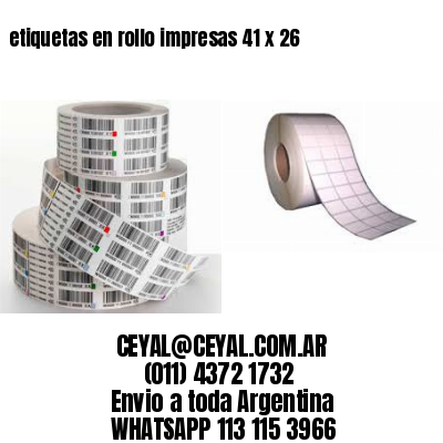 etiquetas en rollo impresas 41 x 26