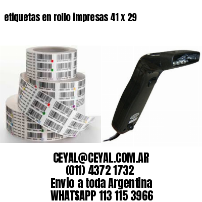 etiquetas en rollo impresas 41 x 29