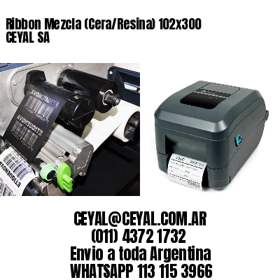 Ribbon Mezcla (Cera/Resina) 102×300 CEYAL SA