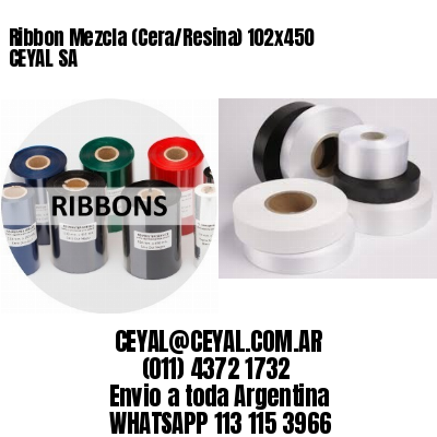 Ribbon Mezcla (Cera/Resina) 102×450 CEYAL SA